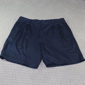 Claiborne Navy Blue Pleated Front Shorts 38x9